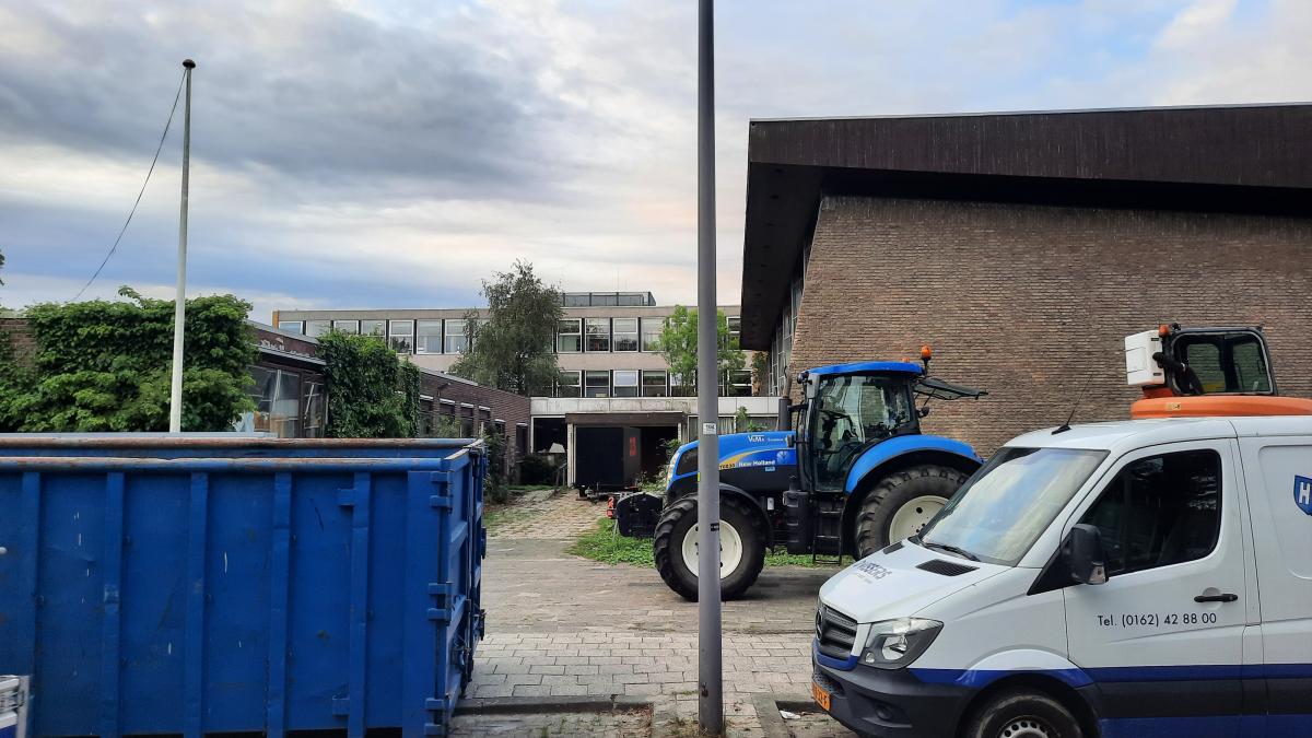 Verwijderen groen en plaatsen afzetting op 17 augustus 2023