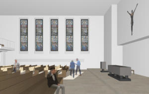 Meidoornsingel.Rotterdam › schetsontwerp › Church_side